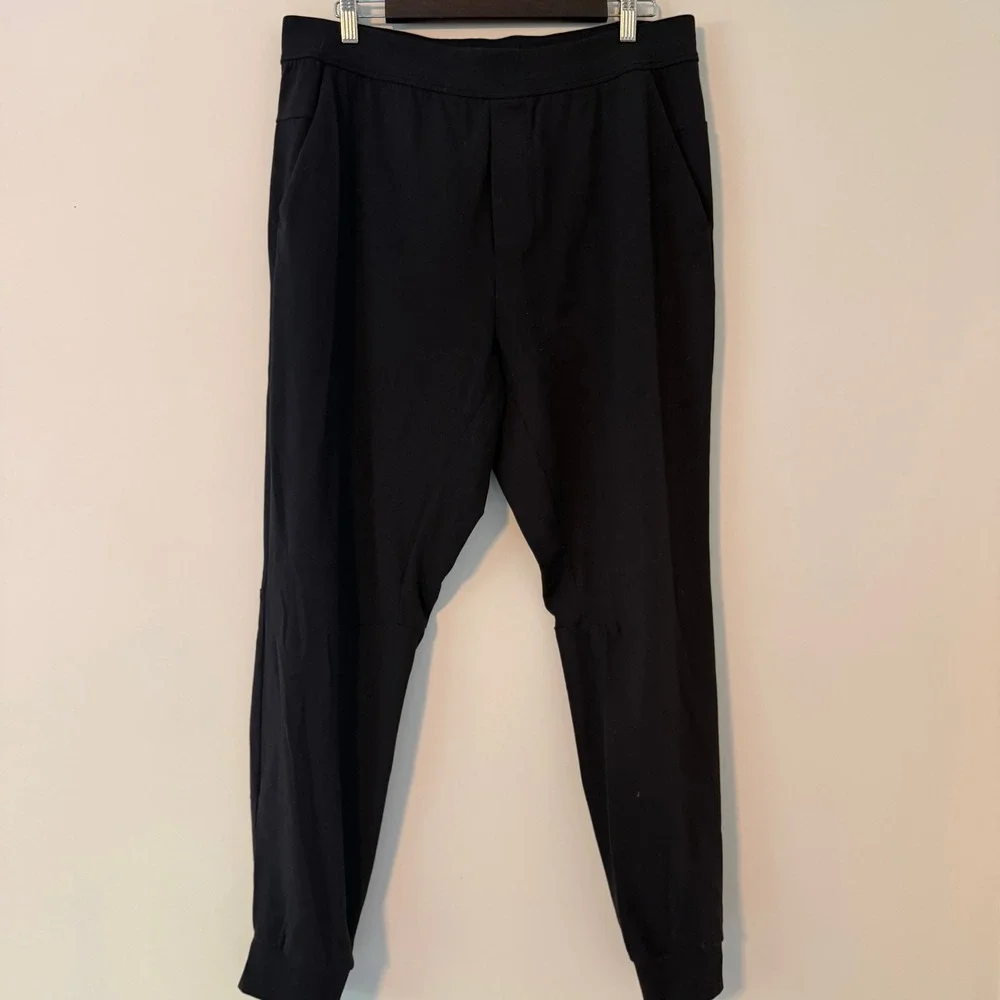 Lululemon ABC Jogger Tapered Pant Black Technical Activewear Mens Size XL